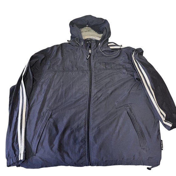 Vintage Abercrombie & Fitch Jacket Mens XL Hooded Windbreaker Gym Issue 90s - Picture 1 of 10